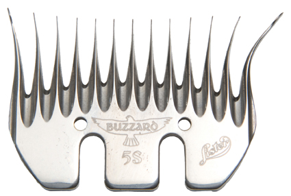 Lister Buzzard 3.5S Slick/Run-in Shearing Comb 5-Pack 4724